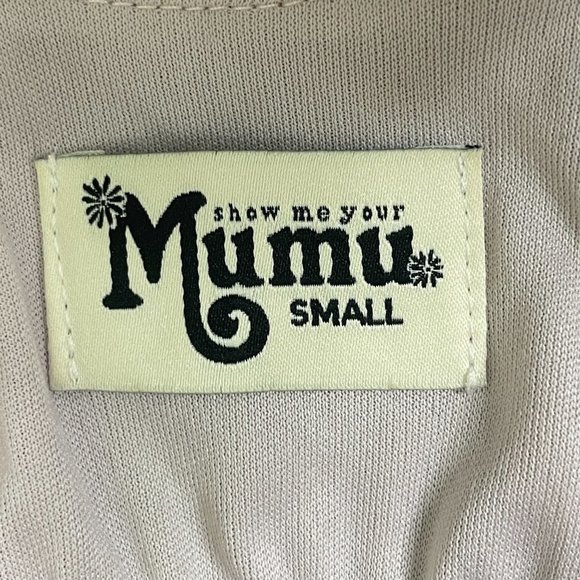 𝅺CAITLIN Ruffle Maxi Dress Magic Mauve Glimmer Show Me Your Mumu Small - Picture 6 of 10